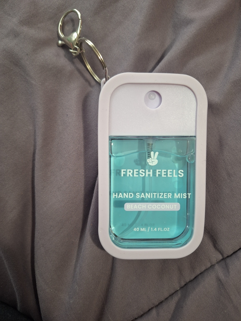 Hand Sanitizer Mist Keychain - Teal